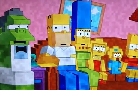 Détente : Le générique des Simpsons rend hommage au jeu Minecraft