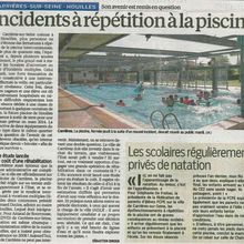 Incidents à répétition à la piscine de Houilles/Carrières [Le Parisien]