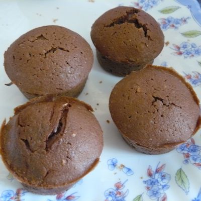 Muffins chocolat éclat d'amandes