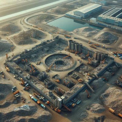 LAFARGE-HOLCIM, DECHETTERIE ENSO; Doubler la mise avec les déchets!