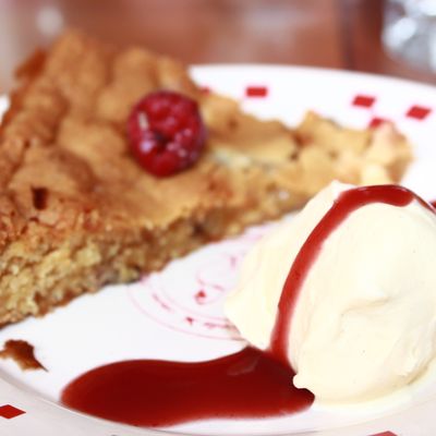 Brownie chocolat blanc/noix de pécan/cannelle