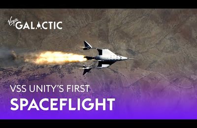 In Space for the First Time by Virgin Galactic