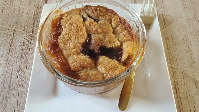 Crumble banane Nutella