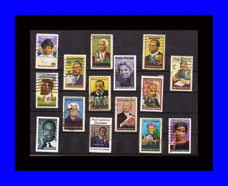 LES TIMBRES USA : BLACK HERITAGE (LE PATRIMOINE NOIR).﻿