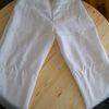 pantalon lin blanc