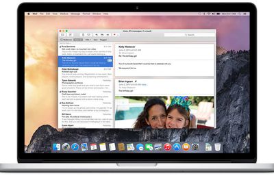 Mise à jour OS X 10.10.5 disponible avec correctifs pour Mail