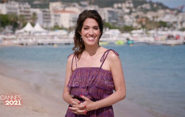 Laurie Cholewa Cannes 2021 X Tchi Tcha Canal+ le 16.07.2021