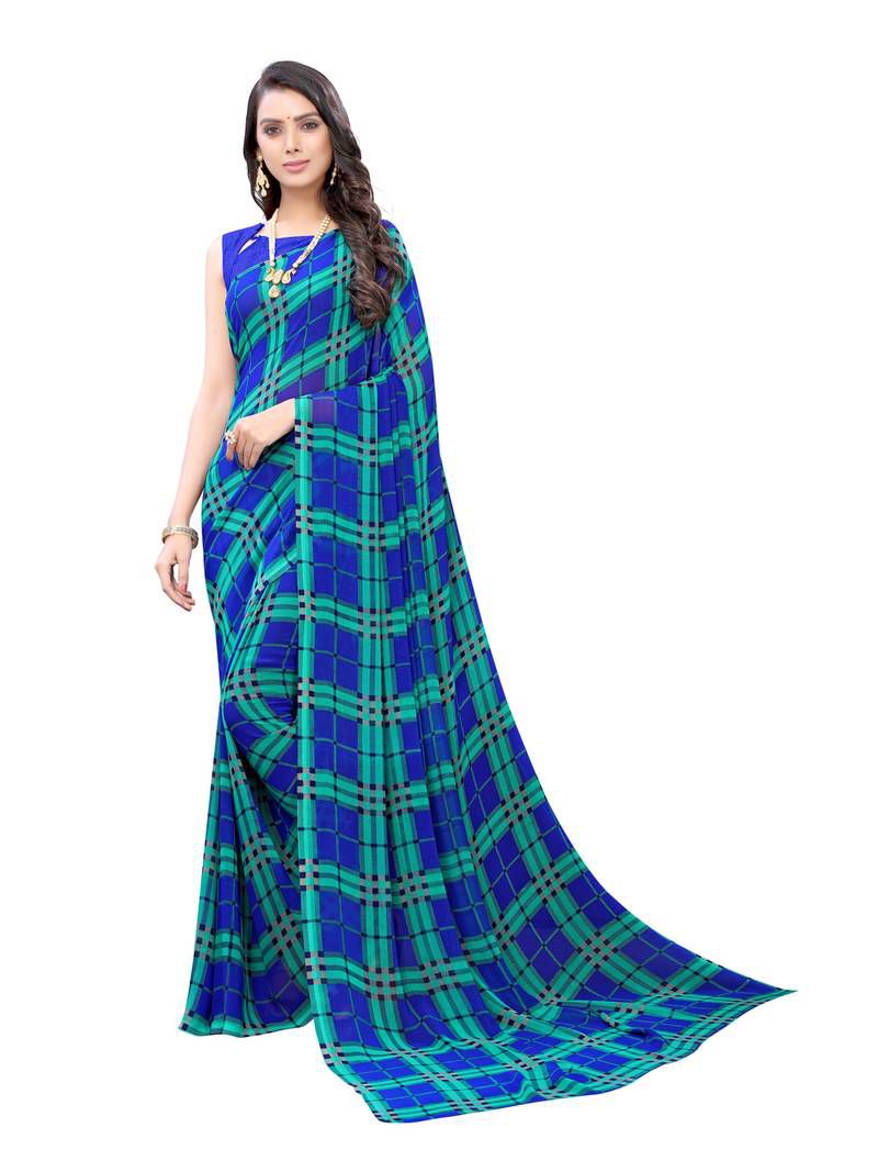 Royal Blue Sarees Online Shopping