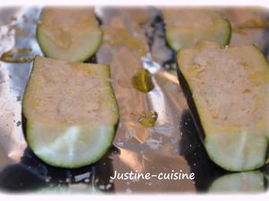 Courgettes gratinées au parmesan