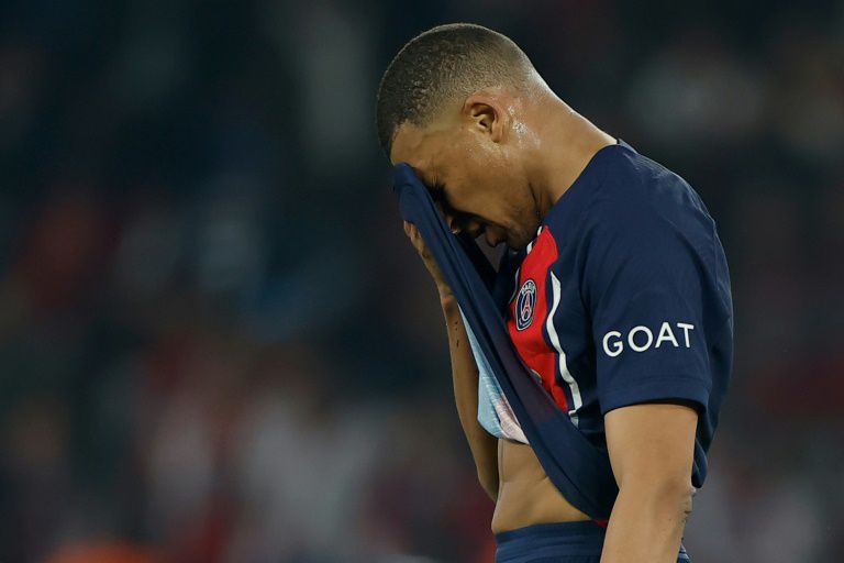 Le joueur de foot Kylian Mbappé