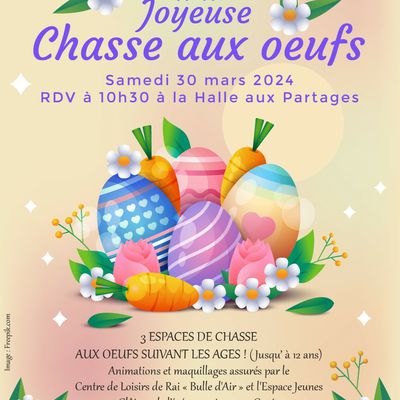 Chasse aux oeufs du Comité des Fêtes de Rai