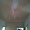 Fissures du plafond et début parquet