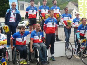 Championnats de France Paracyclistes - VICHY : 9 médailles, 2 en OR, 5 en ARGENT, 2 en BRONZE