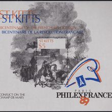 Bicentenaire de la Révolution française : collection thématique. St Kitts et Nevis