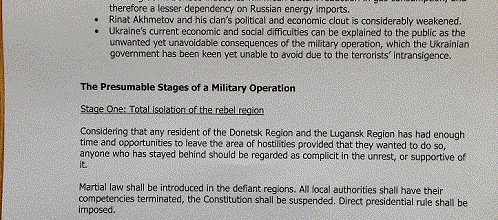 Le diabolique plan US et nazi pour le Donbass, avec armes prohibées ?
