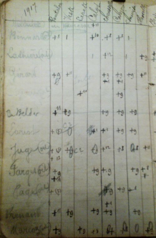 Le Carnet de Guerre du Sergent Firmin BIDARD.