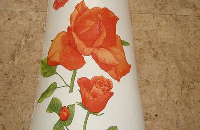 TUILE ROSES ROUGES
