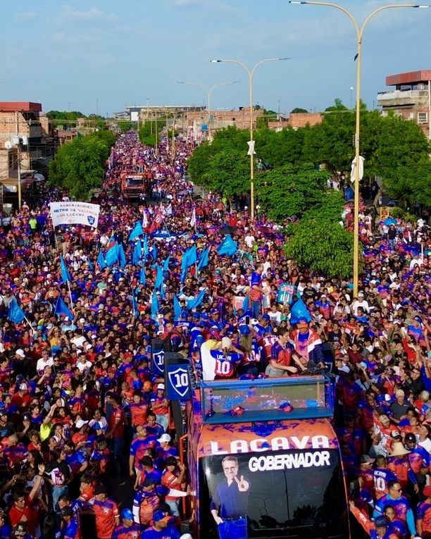 Lacava demostró  respaldo popular en un cierre de campaña histórico en Carabobo