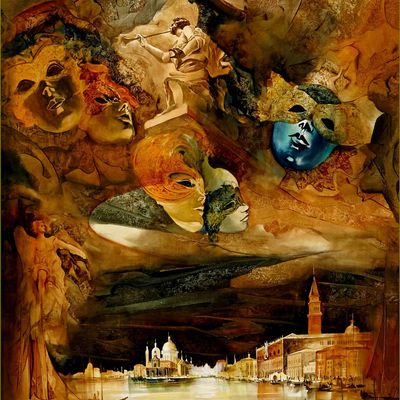 Masques - Carnaval - mardi-gras par les grands peintres  -    Roger Suraud    Carnaval de Venise