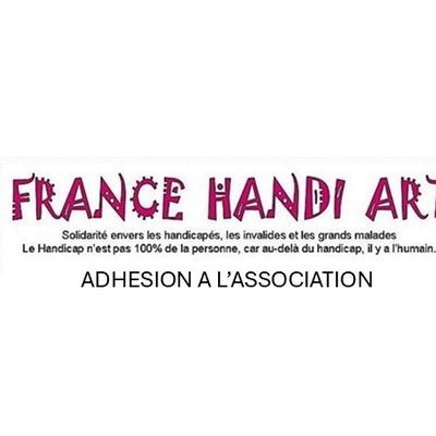 Adhésion à l association France Handi Art