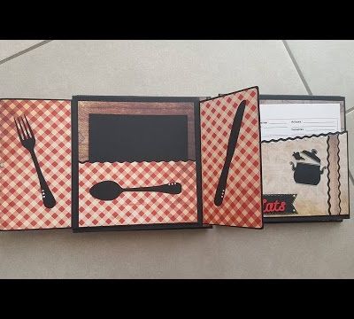 Mon mini album 'Livre de recettes'