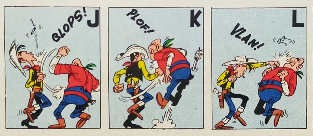 &quot;Bagarre pour Lucky Luke&quot; concours Spirou - 1959