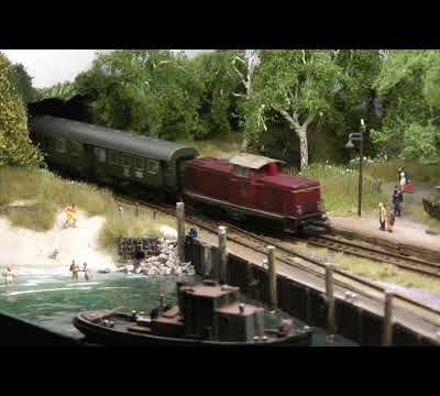 les journées du Chemin de fer Modèles de Rijswijk sur le  module de Cathar Ienen