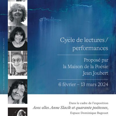 Printemps des Poètes 12 et 13 mars  Anne Slacik, Claudine Bohi, Valérie Rouzeau, Sylvie Fabre