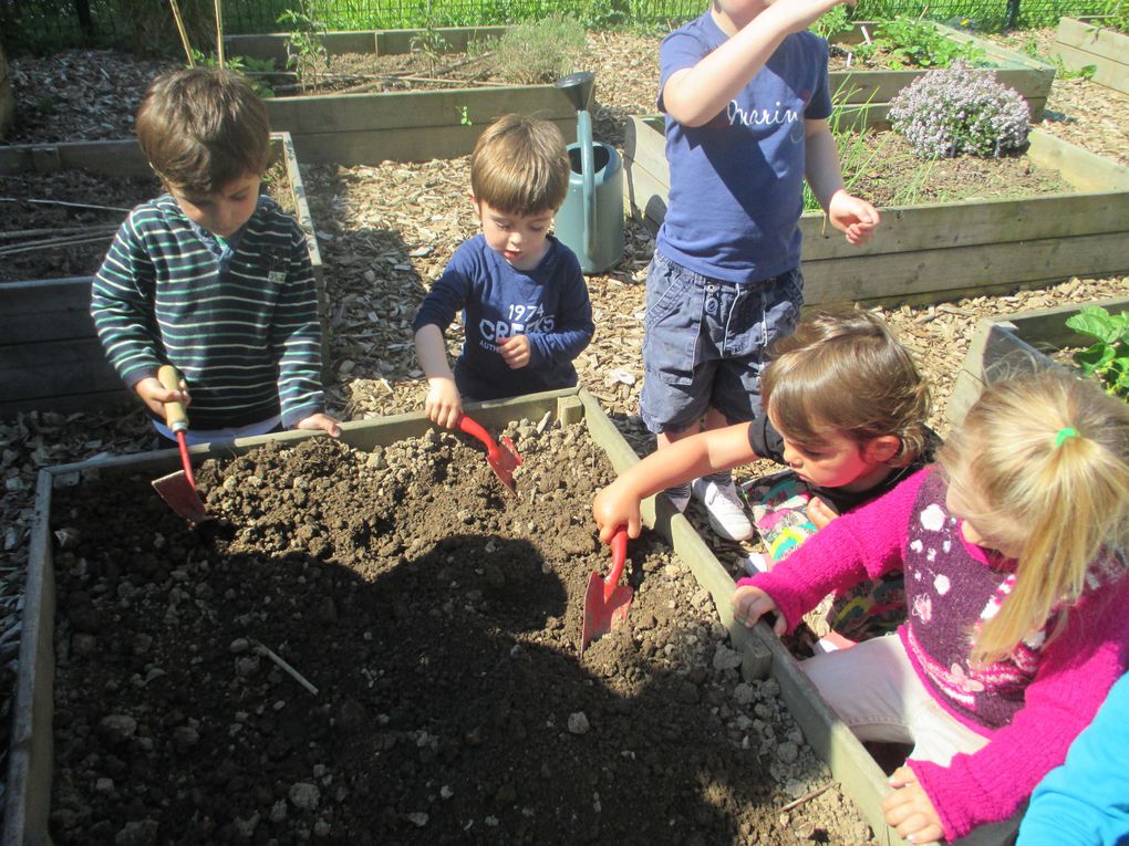 Le jardin de la classe des petits