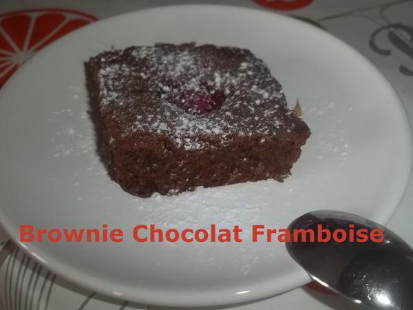 Un Tour &quot;Rapide&quot; en Cuisine #173 - Brownie Chocolat Framboise