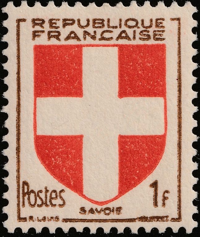 Rhône-Alpes dans la philatélie française (7/). Savoie et Haute-Savoie