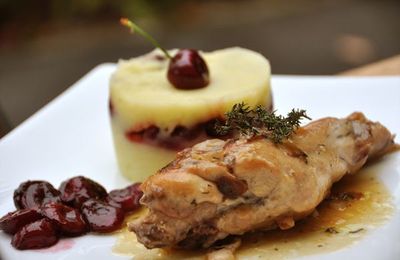 Lapin aux cerises noires - La cuisine de Nathalie - Le blog de recettes faciles