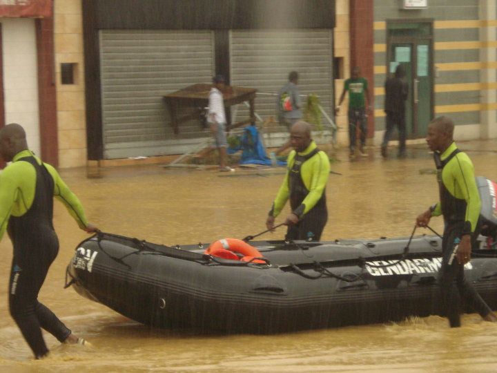 Images des innondations à Abidjan Juin 2010