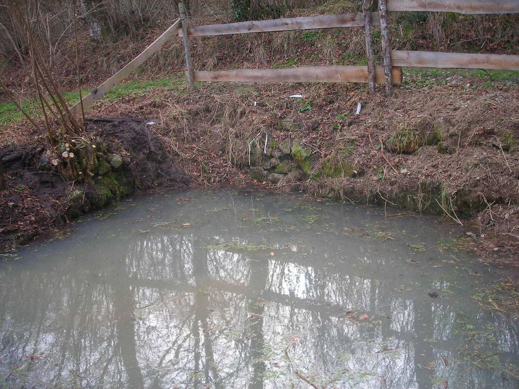 Nettoyage des postes de pêche et de la mare secteur Péchadoire d'Anzême - Barrage de Champsanglard