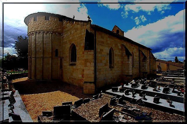 Diaporama église fortifiée de Saint-Quentin-de-Baron