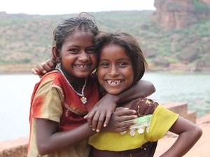 enfants de Bangalore, de Badami et de Ooty