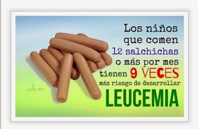 EL PELIGRO DE LOS EMBUTIDOS riesgo para el cáncer infantil. (ojo mamás y papas lean y compartan).