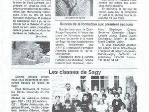 Dans la presse locale.