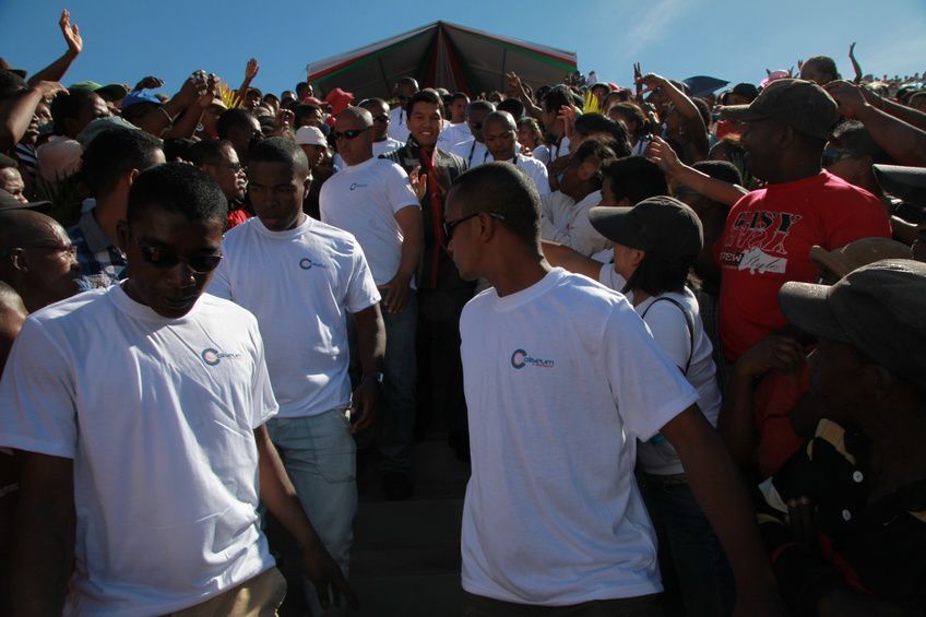 Dans le cadre du IIè anniversaire de la IVèRépublique, le couple présidentiel, Andry et Mialy Rajoelina, a inauguré le «Coliseum de Madagascar» sis à Antsonjombe. 5è partie. Photos: Harilala Randrianarison