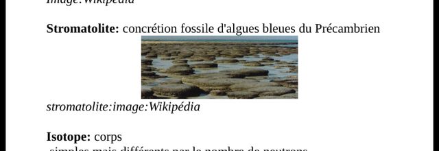 Lexique Géologique 