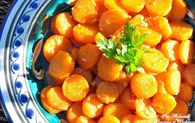 Zrodiya Mchermla ou carottes en sauce au vinaigre زرودية مشرملة