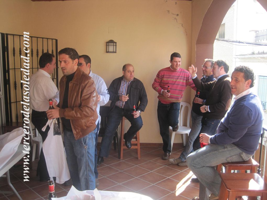 Bautizos de hermanos celebrados el ábado de Tentaciones 2013 a mediodía en el cuartel del III Grupo de Maria Stma. de la Soledad - Paz, conciencia y bondad.