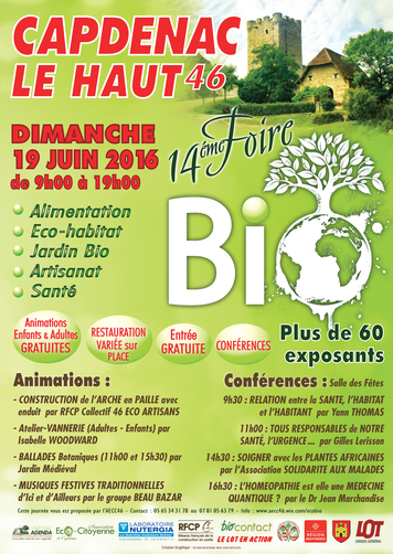 14ème Foire Biologique à Capdenac-le-Haut