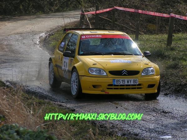 <p>rallye de l'oise 2006 </p>
<p>tres beau rallye !!!!!!</p>
<p>a l'ann&eacute; prochaine mais je serai copilote cette fois si !!!!</p>