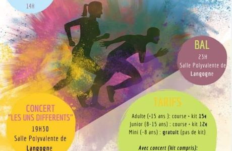 Color Run et concert à Naussac et Langogne (48) samedi 17.09.2022