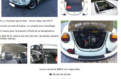 Vente 1303 S de 1973