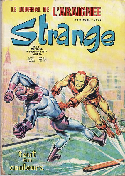Couvertures de ma collection de Strange, spécial strange & Titans