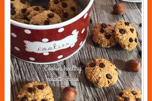 Cookies healthy noisette / choco