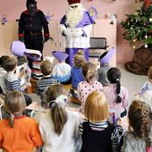 ALGRANGE: Saint Nicolas à l'école maternelle rue de Londres, le 6 décembre 2012