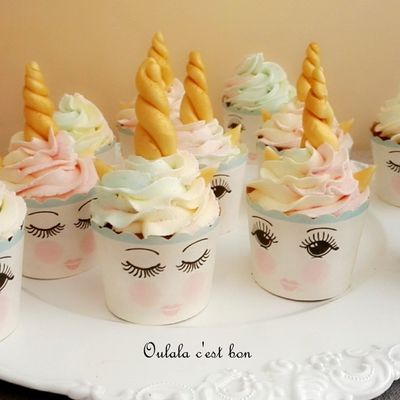 Cupcakes licornes